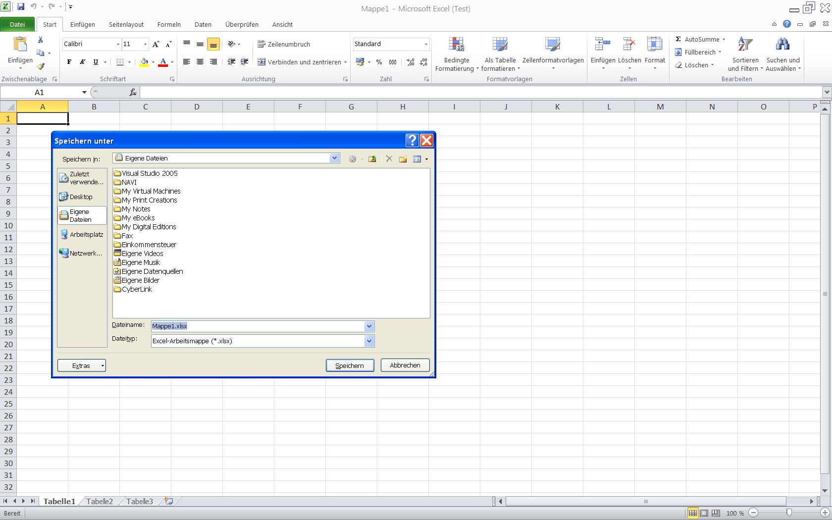 Start Excel